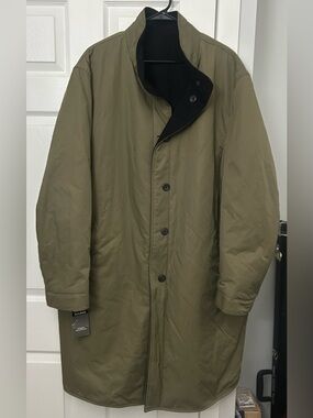 (NWT) Jos. A. Bank Reversible Topcoat Overcoat Raincoat Coat Size Men's 46 Long
